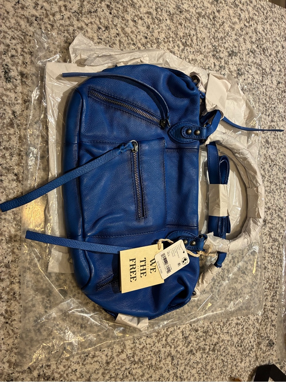 Baby Emerson Sapphire Blue Shoulder Bag
